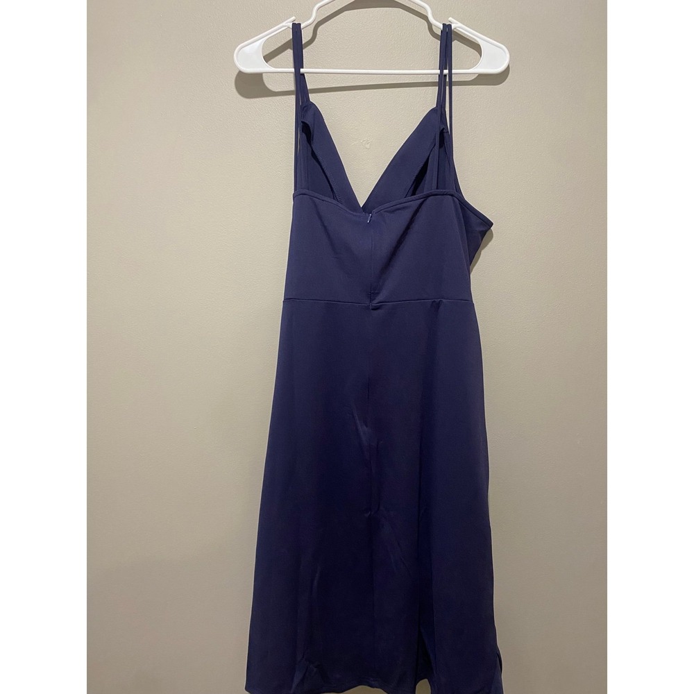 NWT Grace Karin Spaghetti Strap Bodycon Dress, Navy Blue, XXL - Picture 5 of 7